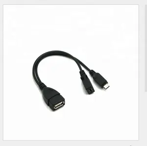 Tùy Chỉnh USB Nữ Để MICRO USB2.0 HOST Cable Cho Máy Tính Bảng OTG Cable Hỗ Trợ Cung Cấp Điện & Read Card