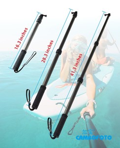 Carbon Fiber Waterproof Action Camera Selfie Stick Expandable Baton Telescopic Flexible Pole for Sale - Product Image 5