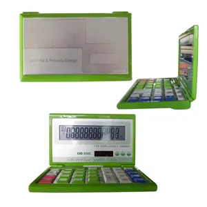 Beste- de verkoop van laptop ct-8855v rekenmachine, 14 cijfers rekenmachine, opvouwbare rekenmachine