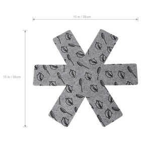 Olla y Pan protectores gris Premium divisor almohadillas para evitar arañazos separados y proteger las superficies para utensilios <span class=keywords><strong>de</strong></span> cocina - Product Image 3
