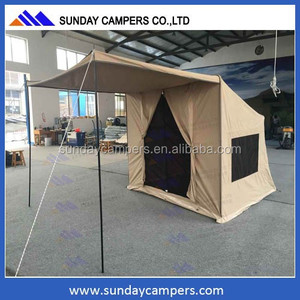 Tente de <span class=keywords><strong>camping</strong></span> en aluminium, <span class=keywords><strong>pièces</strong></span> de ramassage automatique, tente de voiture avec échelle en aluminium pour la conduite. - Product Image 6