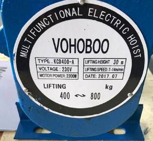 Monte-charge électrique certifié CE de la chine, palan à câble métallique, <span class=keywords><strong>600kg</strong></span>, livraison gratuite - Product Image 4