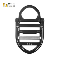 Boucles de ceinture réglables en nylon avec glissière à verrouillage en alliage de zinc robuste et brillant