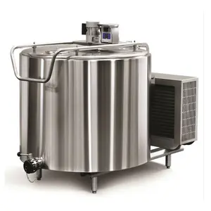 500L 1000 litres petit réservoir de refroidissement de lait en vrac d'immersion d'acier inoxydable
