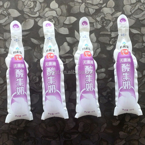 보안 기능 그라비어 인쇄 PE 라미네이트 <span class=keywords><strong>180ml</strong></span> 요구르트 포장 백 주스용 내구성 OPP - Product Image 2