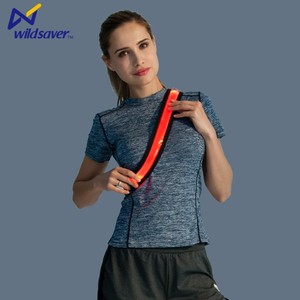 Heißer verkauf sicherheit sport taille gürtel led läuft hüftgurt glow in <span class=keywords><strong>the</strong></span> dark - Product Image 6