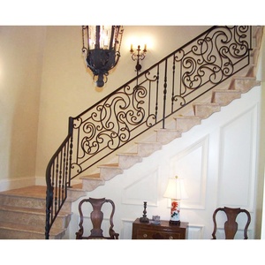 Popular Design Edge protection Continuous Home Wrought Iron Balusters <strong>Lowes</strong> Stair <strong>Handrail</strong>