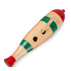 Produits chinois en gros poisson en <span class=keywords><strong>bois</strong></span> <span class=keywords><strong>guiro</strong></span> scie musicale instrument jouet - Product Image 1