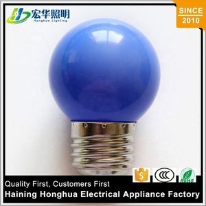 G45 0.5 W <span class=keywords><strong>E27</strong></span> ฐาน warm white multi ทรงกลมสีหลอดไฟ LED