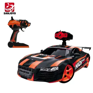 Mobil Mainan RC 2.4 4WD 1/10 Ghz, Mobil Mainan Drift Kecepatan Tinggi dengan Kamera Video Mobil dengan Kamera HD 0,3mp SJY-181001