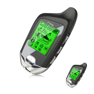 Système d'alarme de voiture avec télécommande lcd, 2 voies, verrouillage de porte centrale, pour démarrage automatique, nouveau - Product Image 1