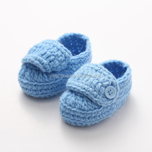 Zapatos de ganchillo a mano para bebé, venta al por mayor, bonitos zapatos de ganchillo hechos a mano para bebé y niña, zapatos de ganchillo con flores - Product Image 2