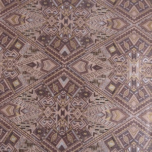 Huesos de acabado de impresión de punto de trama de ankara tela 100% poliéster - Product Image 3