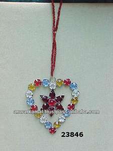 อลูมิเนียมโลหะเชิงเทียนสีทองขาตั้งตกแต่งแขวนลูกปัดเครื่องประดับ - Product Image 1