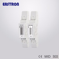 Medidor de kWh monofásico aprobado por Eastron SDM120D MID, medidor de energía digital de carril DIN con pantalla LCD