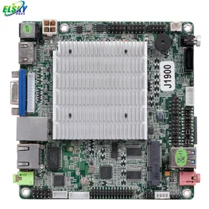 Hot Sale ELSKY NANO-ITX Motherboard 120*120mm J1800 J1900 Fanless Embedded Mini Board With RJ45 LAN Port And 2 RS232 COM