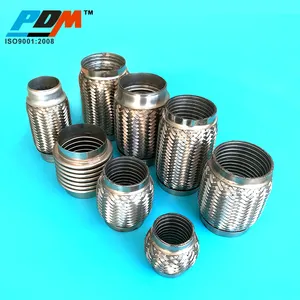 PDM Car Stainless steel Flexible Systems factory Auto Joint Flex Bellows Interlock Exhaust flex Flexible Pipe