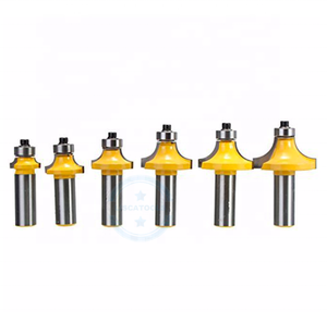 طقم بت راوتر دائري فوق 6 بوصة-، "،" ، "،" ، "،" ، "،" ، "،" ، "،" ، "نصف قطر" ، مجموعة بتات دائرية لتنظيف الزاوية - Product Image 1