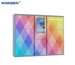 Smart Digital Post Parcel Delivery Box Logistic Delivery Parcel Locker with Mixed Door Sizes
