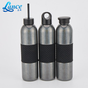Bouteille d'eau en acier inoxydable isolée sous vide de 540 ml (18 oz) avec couvercle à poignée, revêtement en poudre mate, logo personnalisé, sans BPA, sport - Product Image 4