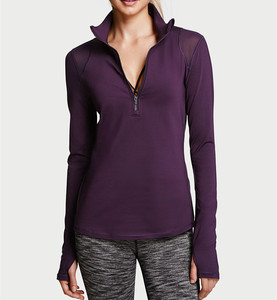 Maille Demi-zip veste tailleur pour <span class=keywords><strong>yoga</strong></span> dames <span class=keywords><strong>yoga</strong></span> ajusté veste - Product Image 4