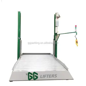 cheap two post hydraulic auto parking lifts with workshop equipment