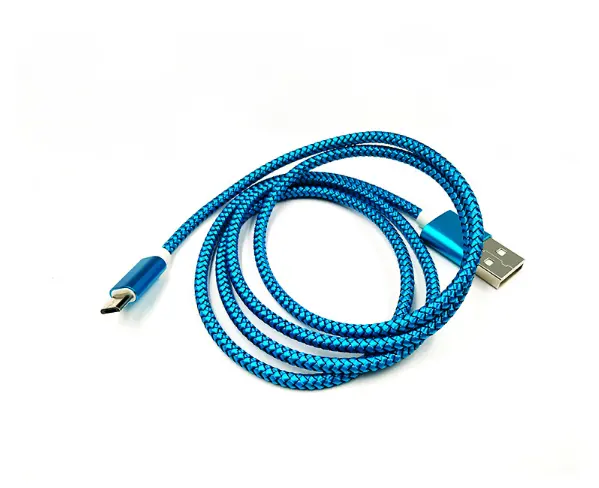 Лидер продаж быстрой зарядки прочный нейлон ткань данных USB кабель для Sumsung мобильный телефон
