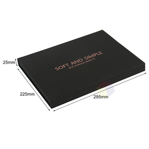 luxury custom cardboard black magnetic closure gift presentation boxes for books