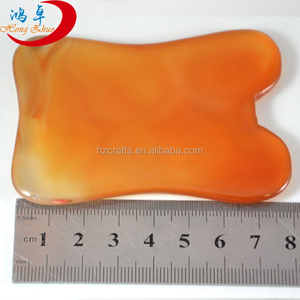 HZ all'ingrosso agata naturale strumento di pietra Guasha, cura del corpo del <span class=keywords><strong>viso</strong></span> massaggiatore <span class=keywords><strong>pietre</strong></span> e cristalli - Product Image 4