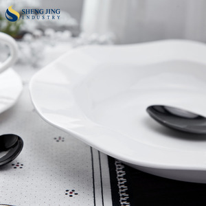 Barato Restaurante <span class=keywords><strong>Platos</strong></span> Vajilla Plato Hondo Vajilla Personalizada Impresa - Product Image 3