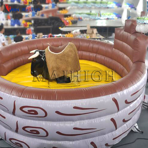 Parque de Atracciones inflable paseo toro mecánico inflable juego Toro de rodeo - Product Image 2