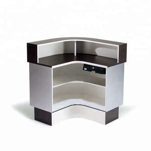 LUX Top Class Toàn Bộ Cửa Hàng Trang Trí Shopfitting Bàn Tiếp Tân Màu Trắng Tùy Chỉnh Đồ Nội Thất Thẩm Mỹ Viện - Product Image 3