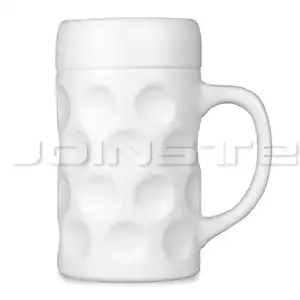 ceramic white beeg mug from china