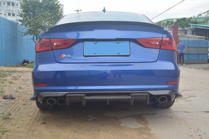 Auto In Fibra di Carbonio Paraurti Posteriore Lip Diffusore per <span class=keywords><strong>Audi</strong></span> <span class=keywords><strong>A3</strong></span> S3 2015 <span class=keywords><strong>2016</strong></span> - Product Image 4