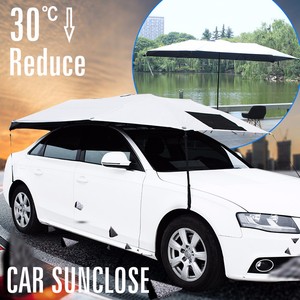 paraguas con un costo barato rodillo sombrilla <span class=keywords><strong>toldo</strong></span> carpa techo del coche del parabrisas del coche de aparcamiento cubierta - Product Image 4