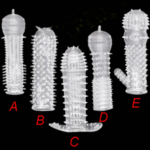 Neueste transparente Kristall-Penis-Scheiden für Erwachsene Cock Ring Sleeve Kondom Male Sex Produkt - Product Image 3