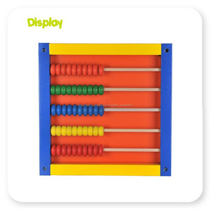 L'activité en bois <span class=keywords><strong>Cube</strong></span> avec Horloge/Abacus/Magnétique Alphabets - Product Image 4