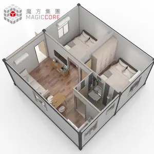 Professionele Custom Konteyner Prefabrik Ev Luxe Konteyner Huis Konteyner Afneembare Container Huis