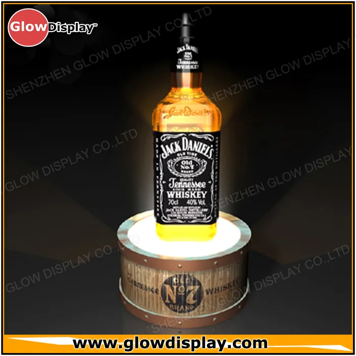 Botella de whisky, glorificador, madera, barril, Pedestal
