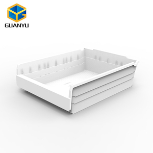 Gran capacidad de plástico shelfull contenedores con separadores para el almacenamiento y organización - Product Image 4