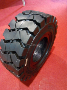 ट्रक टायर नॉन-मार्किंग ठोस फोर्कलिफ्ट टायर 225/75-10 23x9-10 आकार - Product Image 6