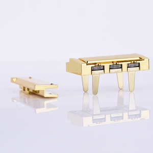 Gold Front 3-digit Password <strong>Briefcase</strong> Accessory Hardware Lock for <strong>Leather</strong> <strong>Briefcase</strong> - Product Image 5