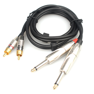 Enchufe <span class=keywords><strong>macho</strong></span> Xlr profesional de 3 P y 3 pines a conector hembra Xlr <span class=keywords><strong>Cable</strong></span> equilibrado de micrófono con <span class=keywords><strong>doble</strong></span> blindaje - Product Image 5