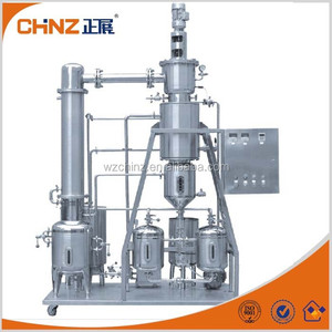 Pengikis tanaman pengilangan minyak mesin yang digunakan efektif tinggi menampilkan pemisah Evaporator film tipis dengan bantalan Motor pompa PLC - Product Image 5