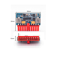Fuente de Alimentación RGeek de 20 Pines, Entrada de 12V CC, Salida de 120W, Mini Fuente de Alimentación Pico PSU para PC MINI ITX
