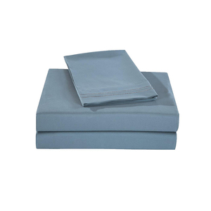 100% microfibra 1800 hilo sólido hoja de alta calidad ropa de cama de hospital las sábanas de <span class=keywords><strong>la</strong></span> cama - Product Image 3