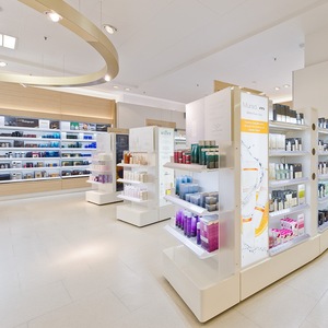 Espositore per Profumeria dal Design Semplice ed Elegante, Arredamento per Negozio di Profumi - Product Image 1