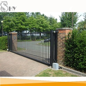 Porte coulissante principale en <span class=keywords><strong>fer</strong></span> <span class=keywords><strong>forgé</strong></span> avec moteur électrique - Product Image 5
