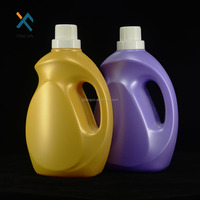 Bouteille d'emballage personnalisée avec bouchon à vis pour détergent à lessive liquide, savon, produits chimiques de nettoyage, en plastique HDPE 4L 5L