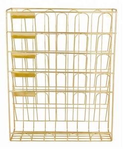 Organisateur <span class=keywords><strong>de</strong></span> fichiers mural en métal, en fil <span class=keywords><strong>de</strong></span> <span class=keywords><strong>fer</strong></span>, en acier, pour bureau, sur la porte, pour magazines, papier, accessoires <span class=keywords><strong>de</strong></span> bureau suspendus - Product Image 5